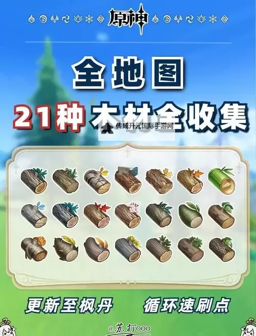 《原神》松木循环采集路线分享 松木有什么用图1