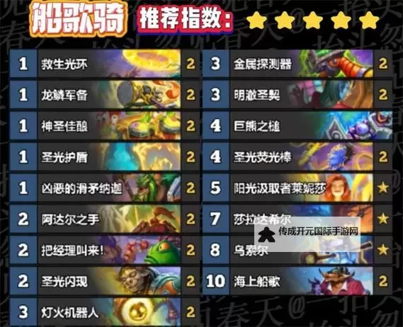 《炉石传说》世界之树迷你包补水防战卡组推荐图2