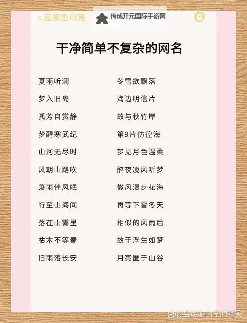 2024年最时尚网名推荐：打造独一无二的个性标签图1
