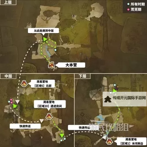 《怪物猎人荒野》全地图营地位置领跑图1