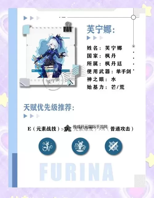 《原神》芙宁娜全面培养指南 芙宁娜天赋解析与详细出装配队攻略图2