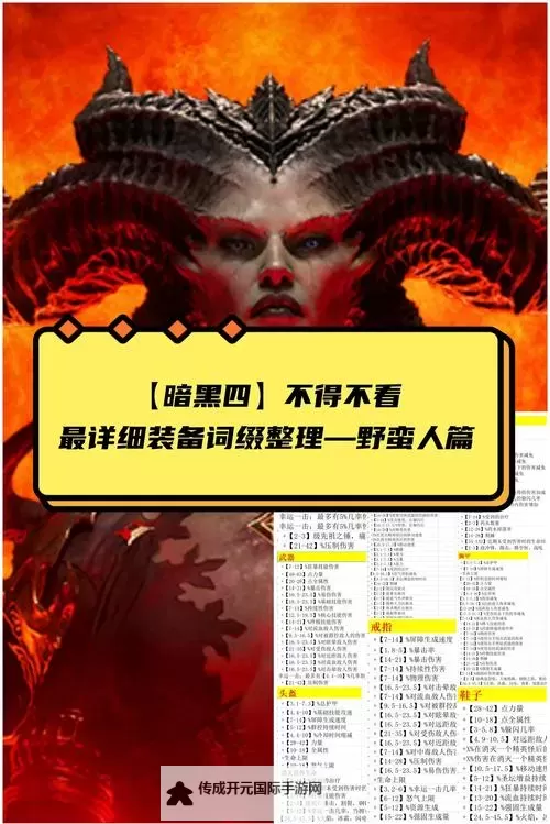 《暗黑破坏神4》野蛮人装备分辨指南图1