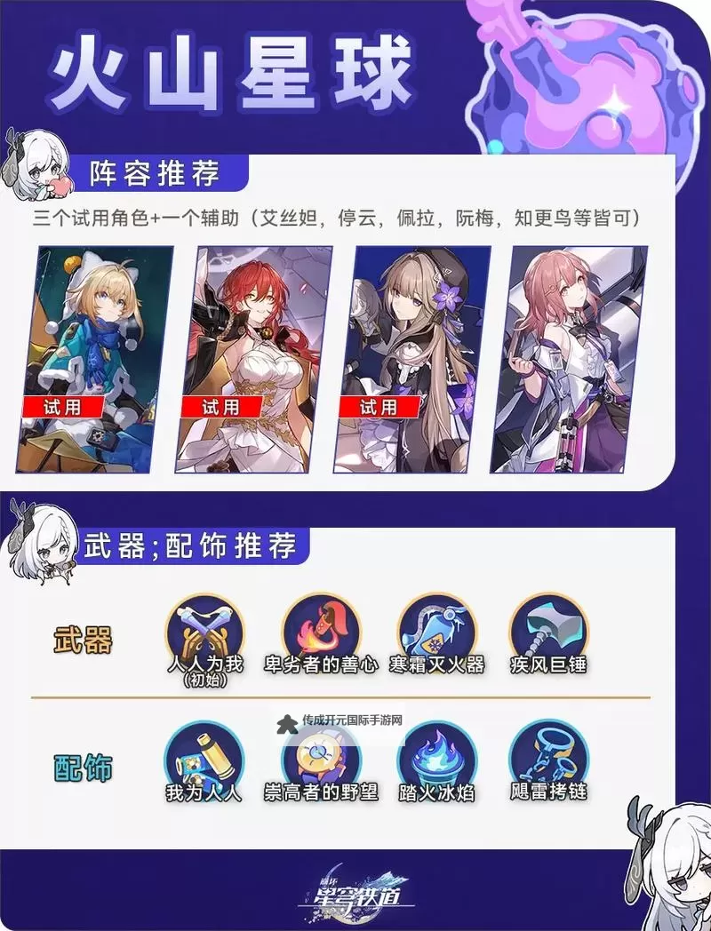 《崩坏星穹铁道》银河球棒侠传说活动永恒黑洞追击阵容推荐图1