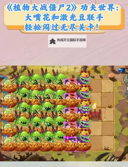 植物大战僵尸2 功夫世界图文攻略图1