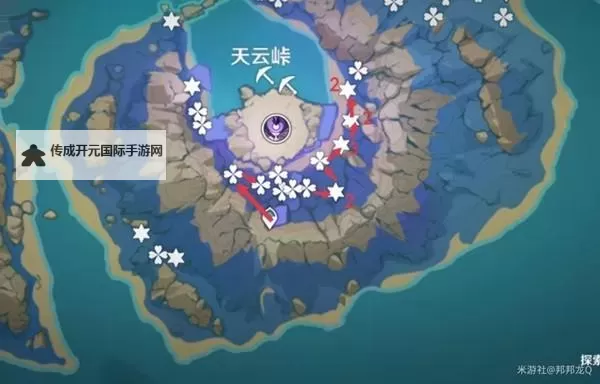 《原神》天云草实采集线路分享图1