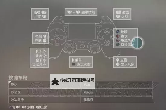 《命运2》PS4各职业通用及特殊操作方法介绍图1