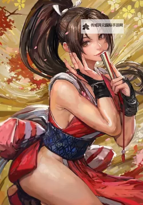 不知火舞被俘漫画沙滩：夏日沙滩上的意外遭遇图1