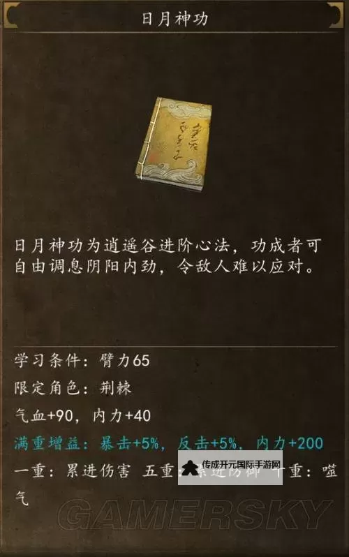 《侠客风云传》小无相功10层修炼方法 小无相功怎么练满图1