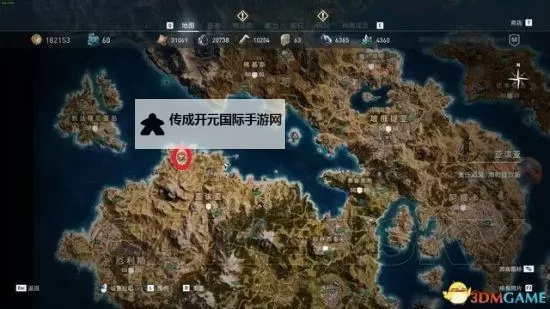 《刺客信条奥德赛》全陶片解谜位置说明图2
