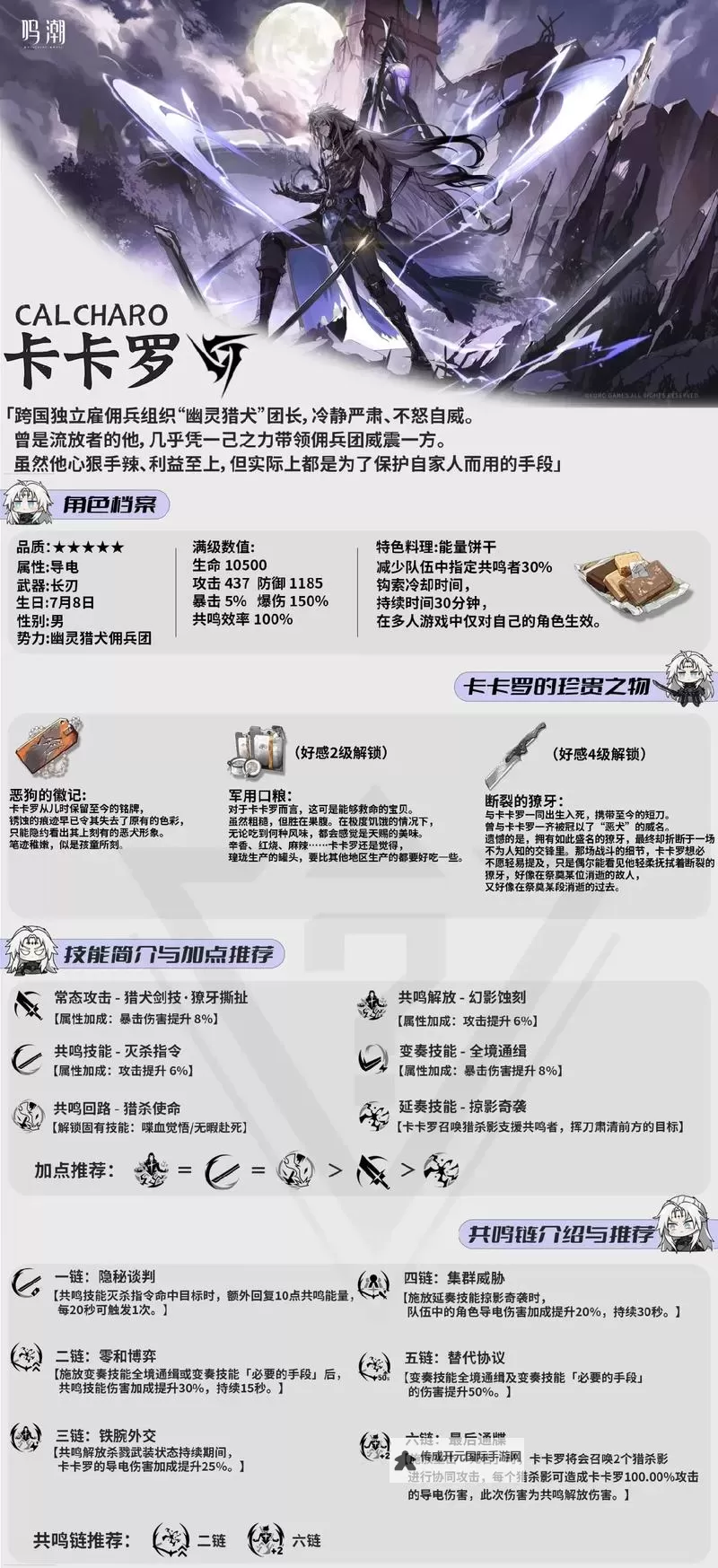 《鸣潮》维里奈培养攻略 维里奈出装配队与技能加点推荐图1
