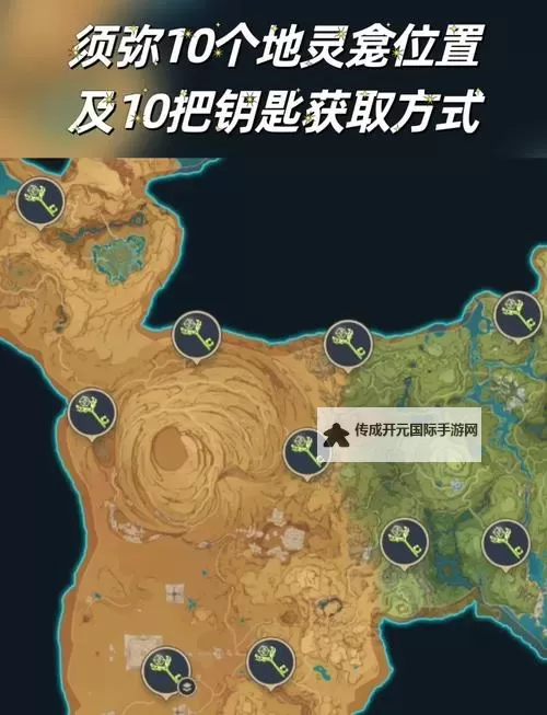 《原神》须弥沙漠地灵龛位置图 原神须弥沙漠地灵龛在哪图1