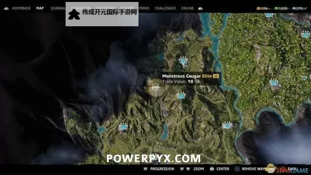 《孤岛惊魂新曙光》残暴动物位置一览 残暴美洲狮在哪图1