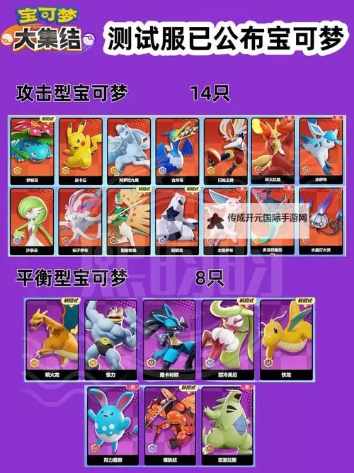 《宝可梦大集结》公测强力宝可梦推荐 哪个宝可梦比较厉害图1